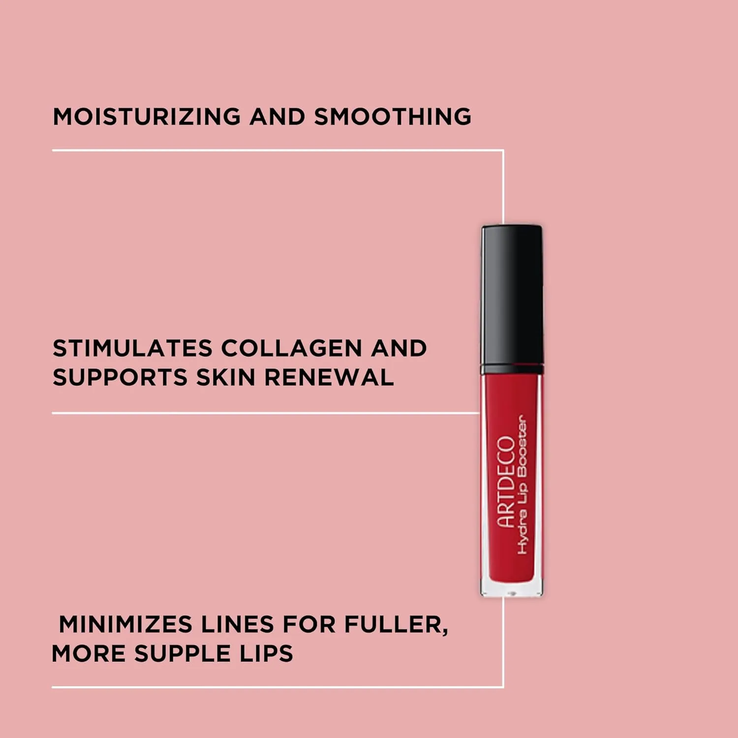 ARTDECO Hydra Lip Booster - прозрачный блеск для губ Skipper’s Love с увлажняющим эффектом, гиалуроном и легким оттенком, 6,2 мл, Translucent Skippers Love — фото 3