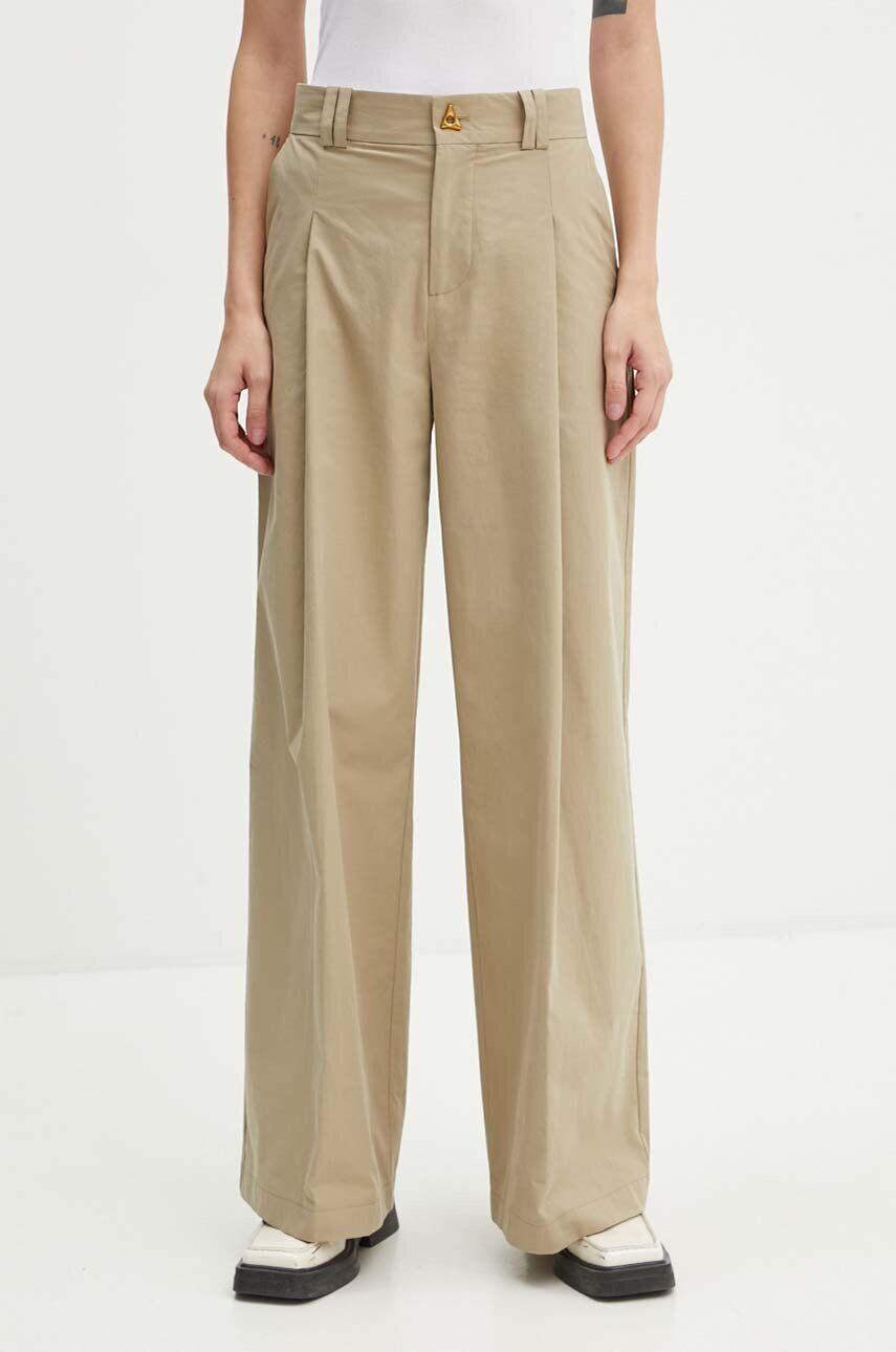 

Хлопковые брюки AERON, бежевый