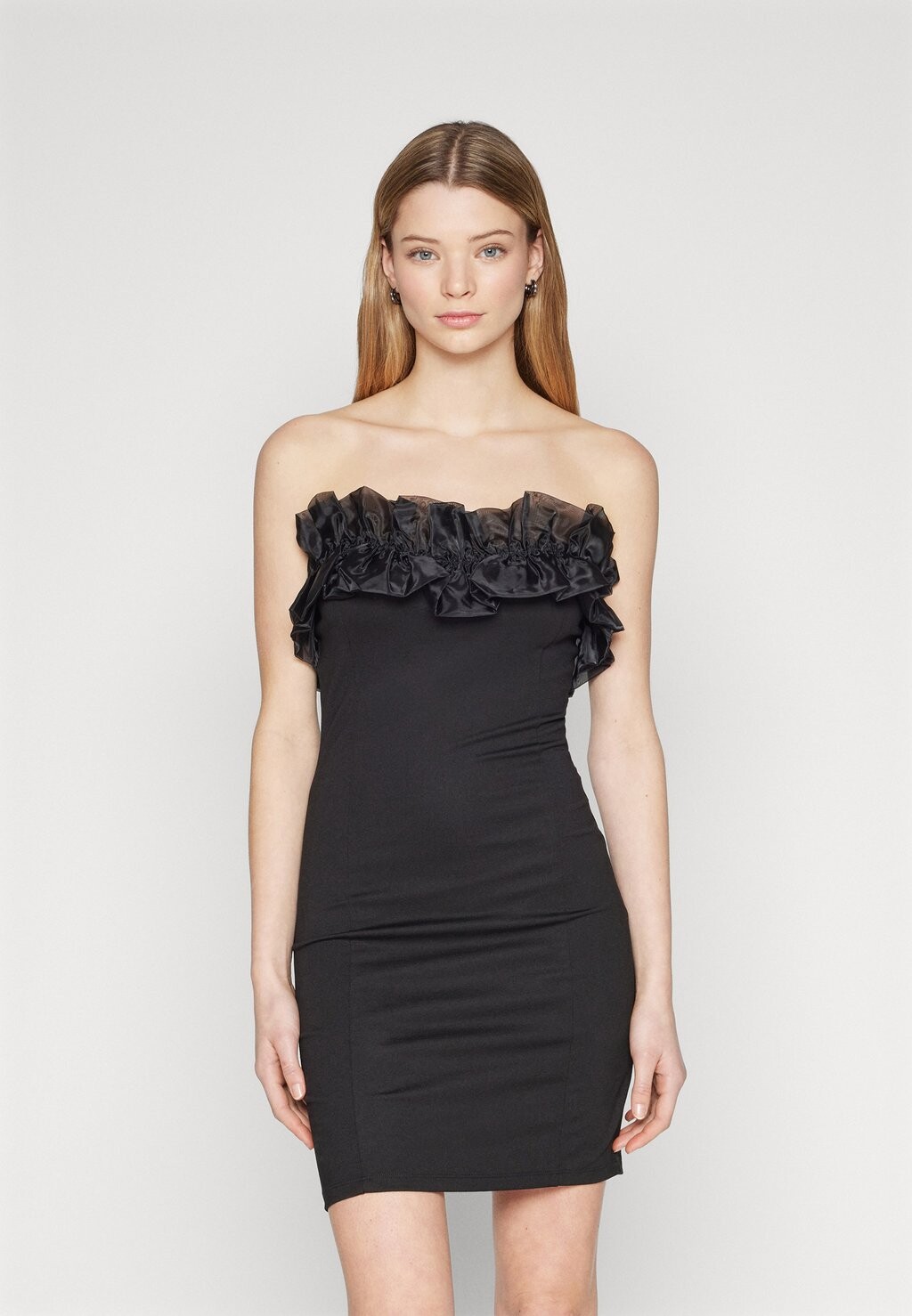 

Коктейльное платье / Вечернее платье VIKELLY BANDEAU SHORT DRESS VILA, черный