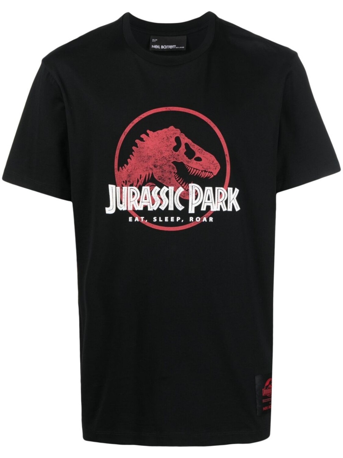 

Neil Barrett футболка с принтом Jurassic Park, черный