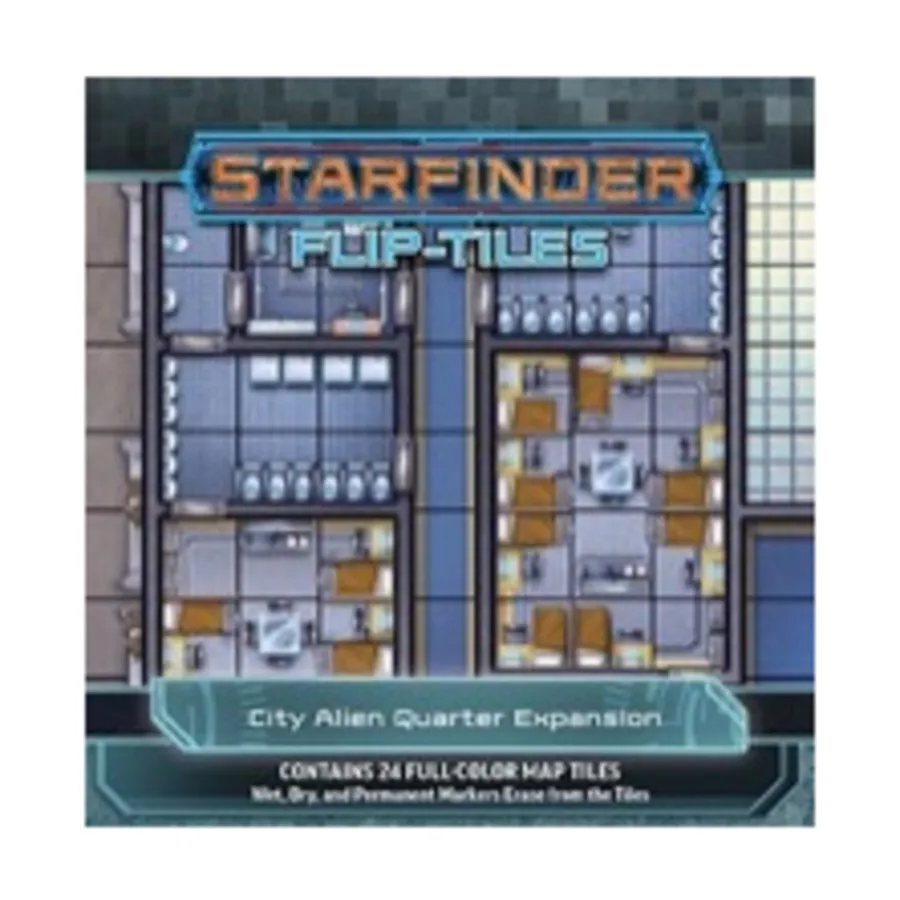 

Переворачивающиеся плитки — расширение квартала городских пришельцев, Starfinder Campaign Setting - Flip-Mats & Map Folios