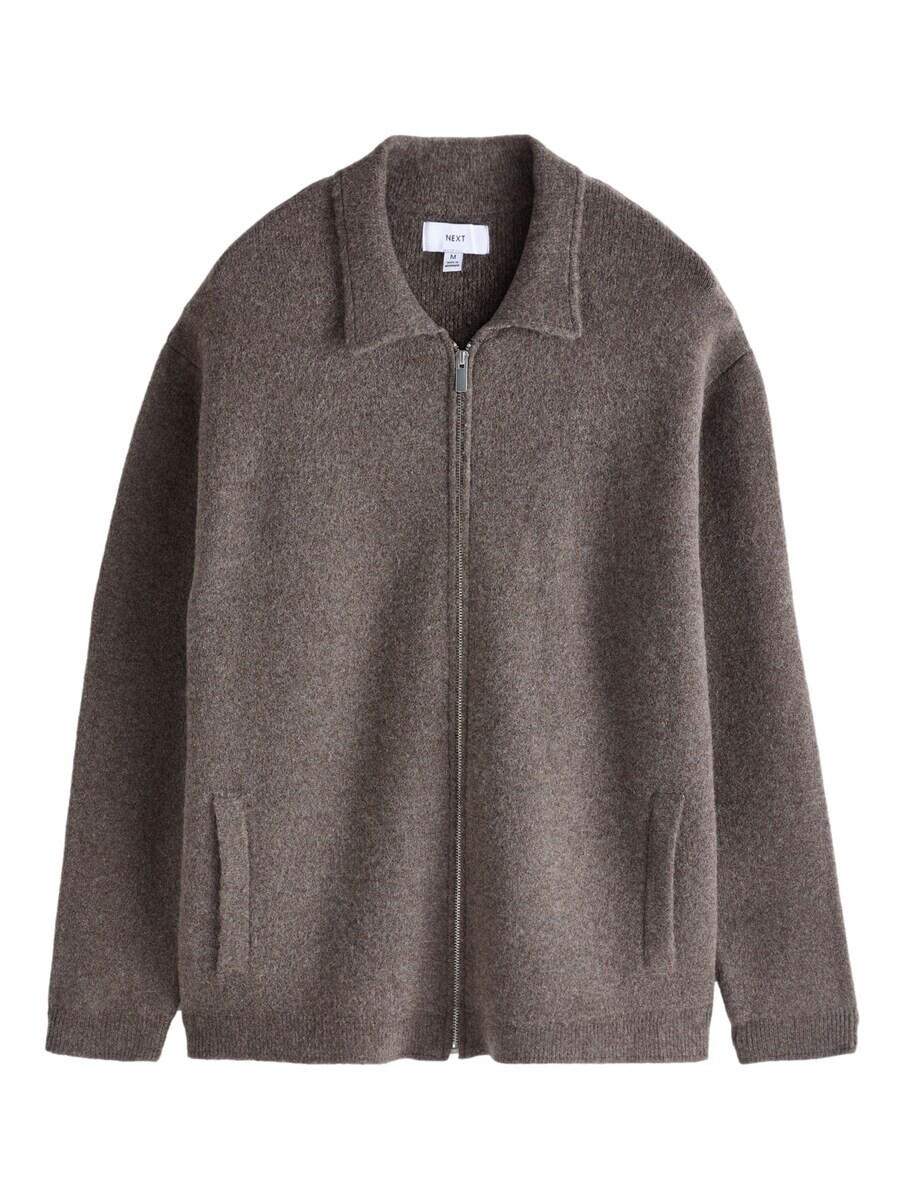 

Вязаный кардиган Next Knit Cardigan, темно-коричневый