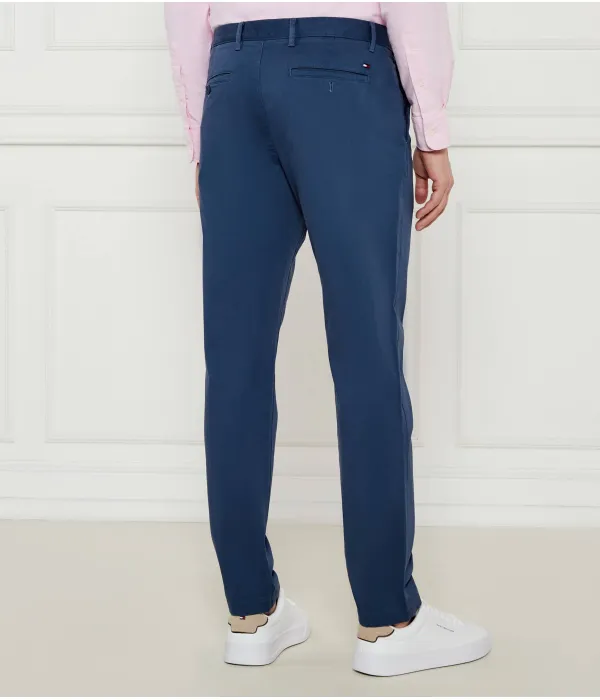 Брюки-Чинос в стиле гарлем Tapered fit Tommy Hilfiger, синий — фото 4