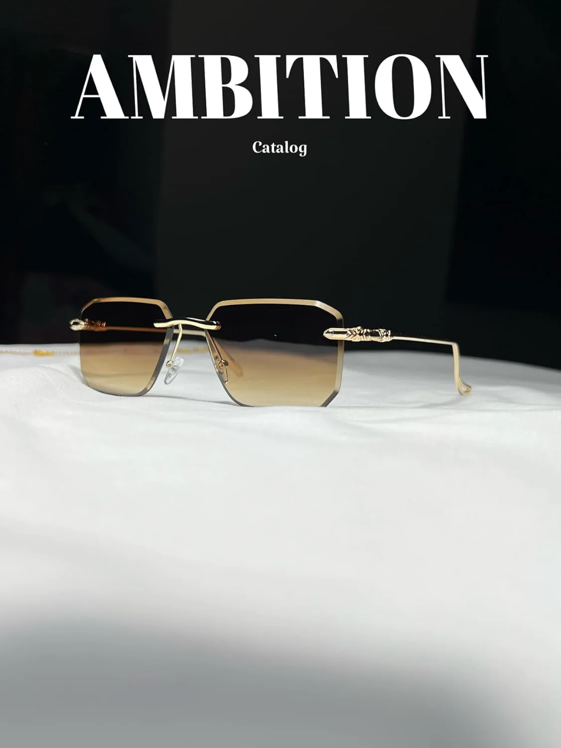 

Солнцезащитные очки без оправы прямоугольной формы для мужчин и женщин. Стильные солнцезащитные очки без оправы в винтажном стиле. Квадратные очки SHADES SPOT, Blue