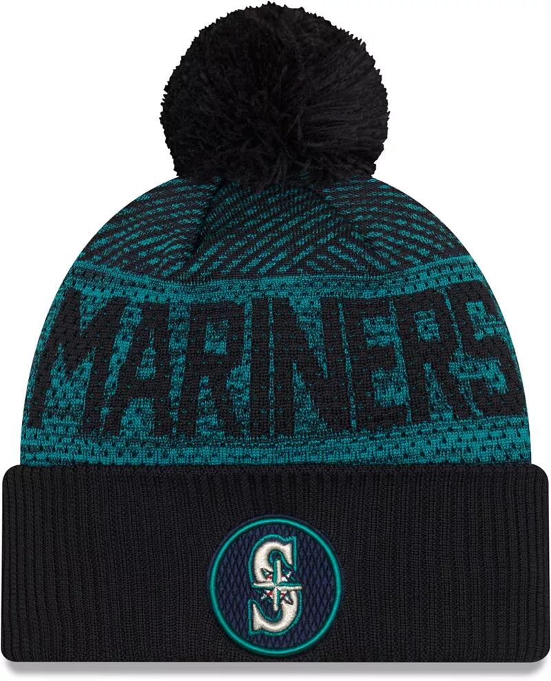 

Темно-синяя вязаная шапка New Era Seattle Mariners