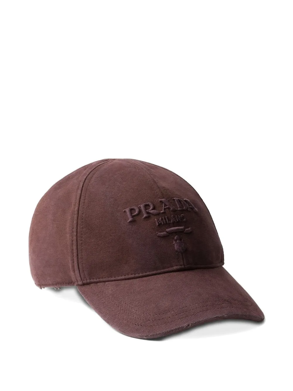

Бейсболка из ткани Prada, красный