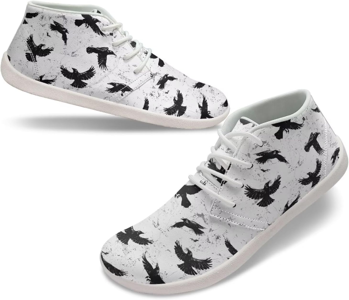 

Мужские широкие кроссовки босоного типа Минималистичные кроссовки для трейлраннинга Модная обувь с широкой носочной частью для тренировок и ходьбы для спортзала Размер 5-14 Белая подошва Vuriqeby