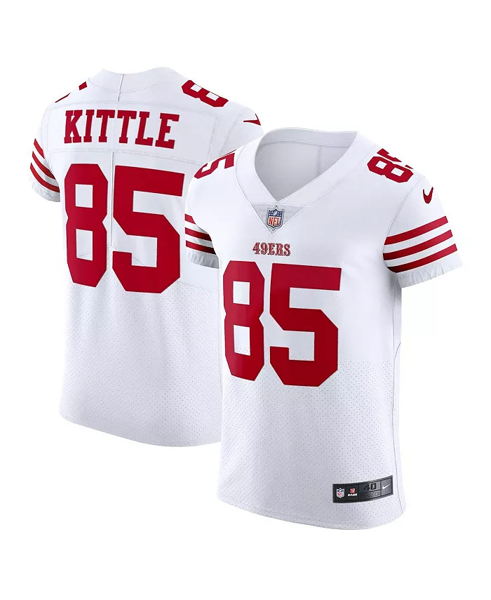 

Мужская футболка San Francisco 49ers Vapor Elite Джорджа Киттла Nike, белый