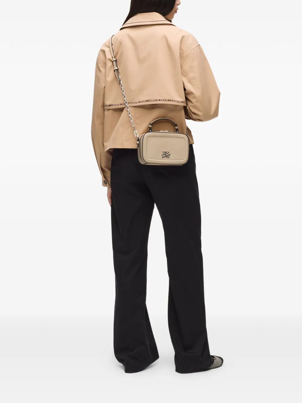 

Маленькая сумка через плечо K/Autograph Karl Lagerfeld, бежевый