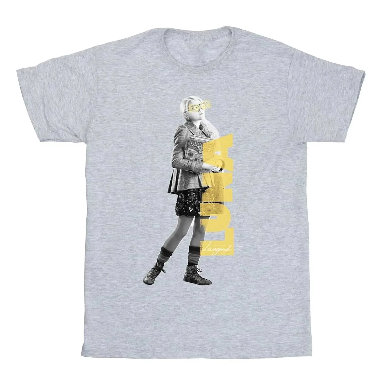 Футболка для девочек Luna Lovegood Harry Potter, серый — фото 2