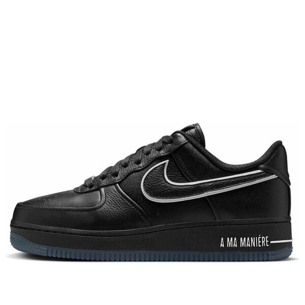 

Кроссовки x a ma maniere air force 1 low 'black white' Nike, черный