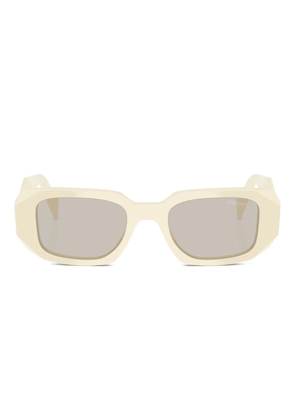 

Солнцезащитные очки в прямоугольной оправе Prada Eyewear, белый
