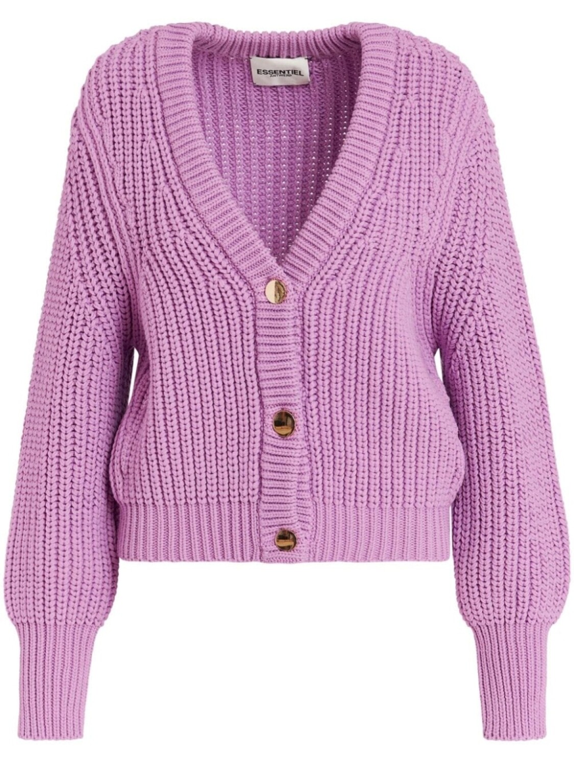 

Кардиган Gross в рубчик Essentiel Antwerp, фиолетовый
