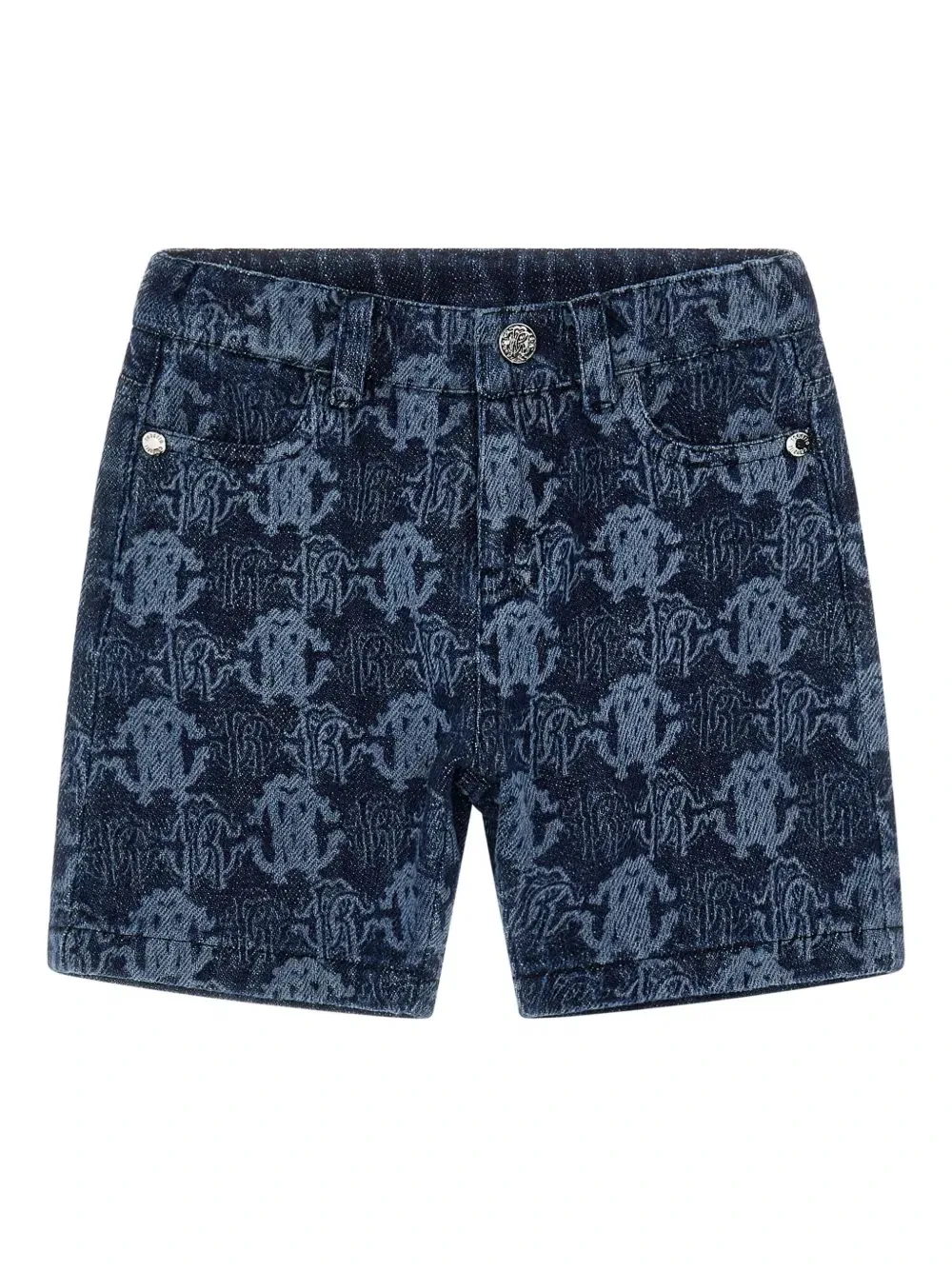 Шорты с логотипом RC Roberto Cavalli Junior, синий