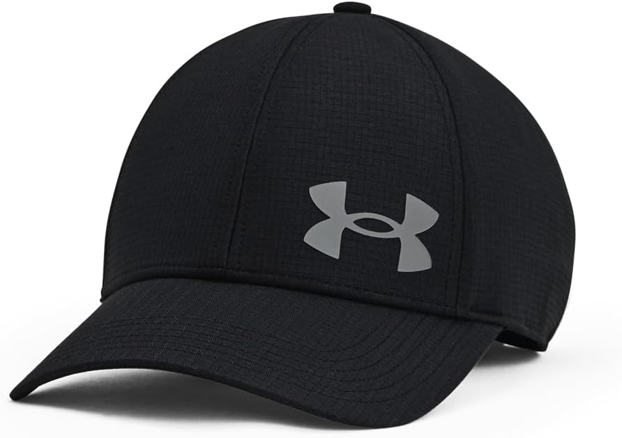 

Under Armour мужская Iso-chill ArmourVent облегающая бейсболка, Black (001)/Pitch Gray