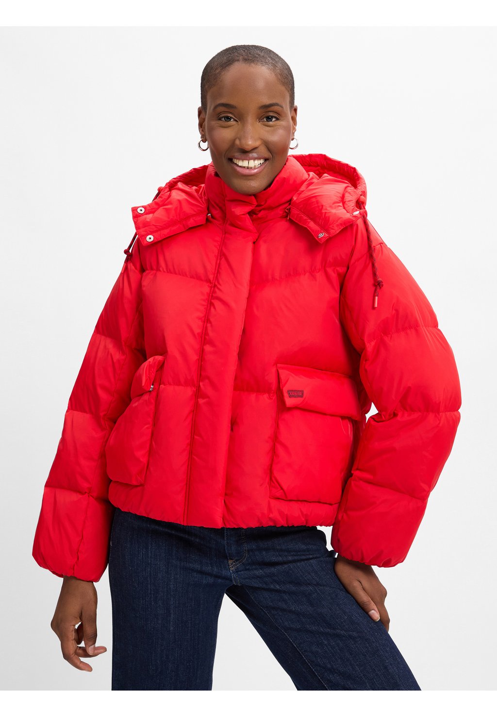 

Зимняя куртка WESTERN SHORT BUBBLE PUFFER Levi's, красный