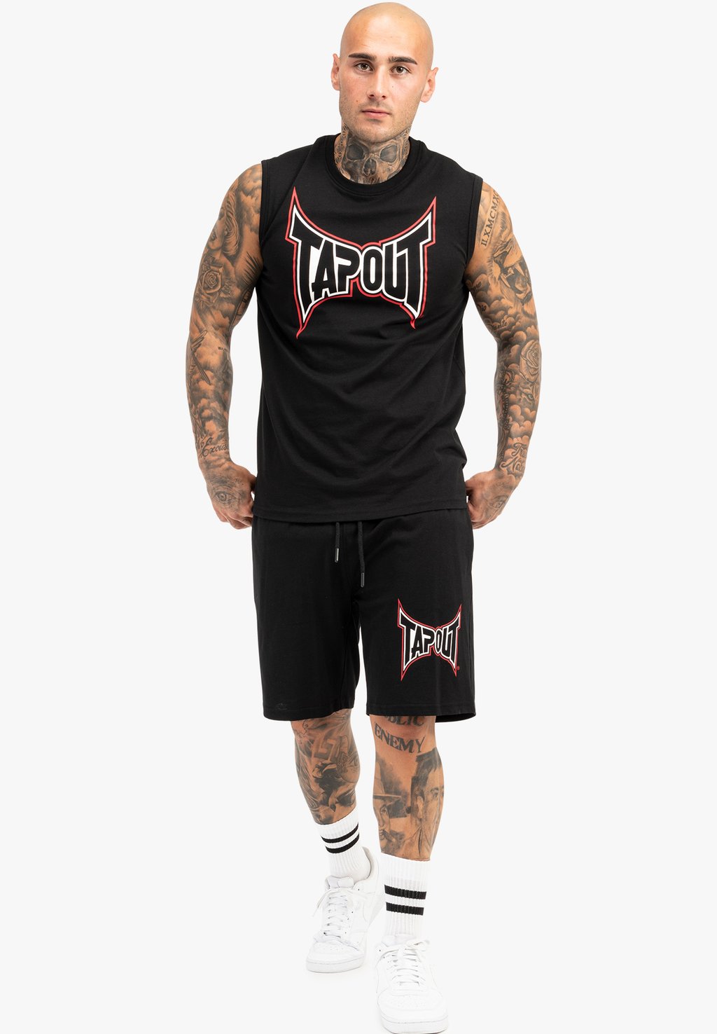 

Топ ÄRMELLOSES SET NORMALE PASSFORM DORRISA Tapout, черный