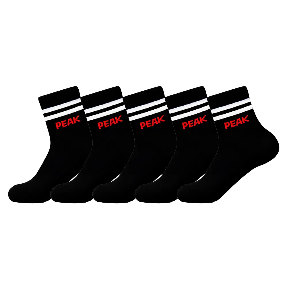 Носки детские 5 пар черные PEAK