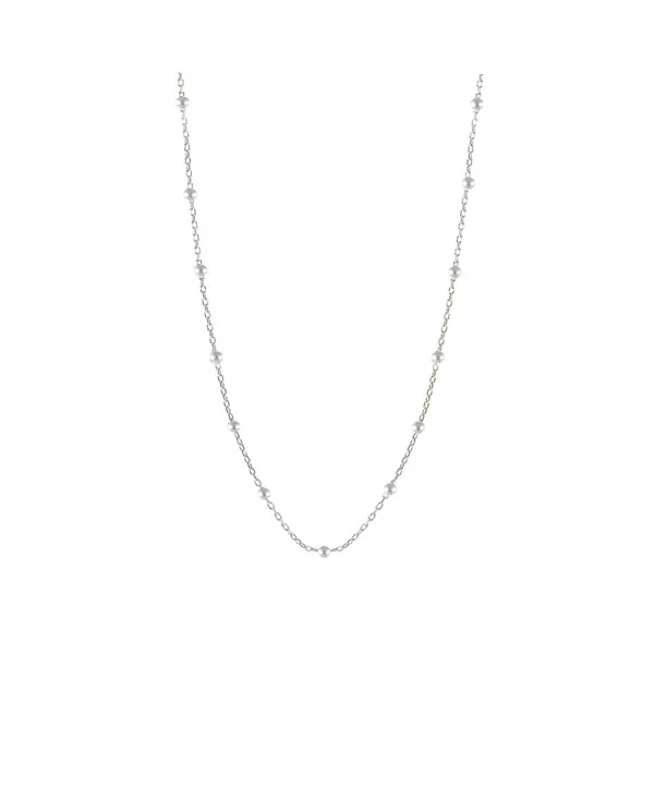 

Ожерелье-Спутник из стерлингового серебра с цепочкой из бусин Spero London, silver