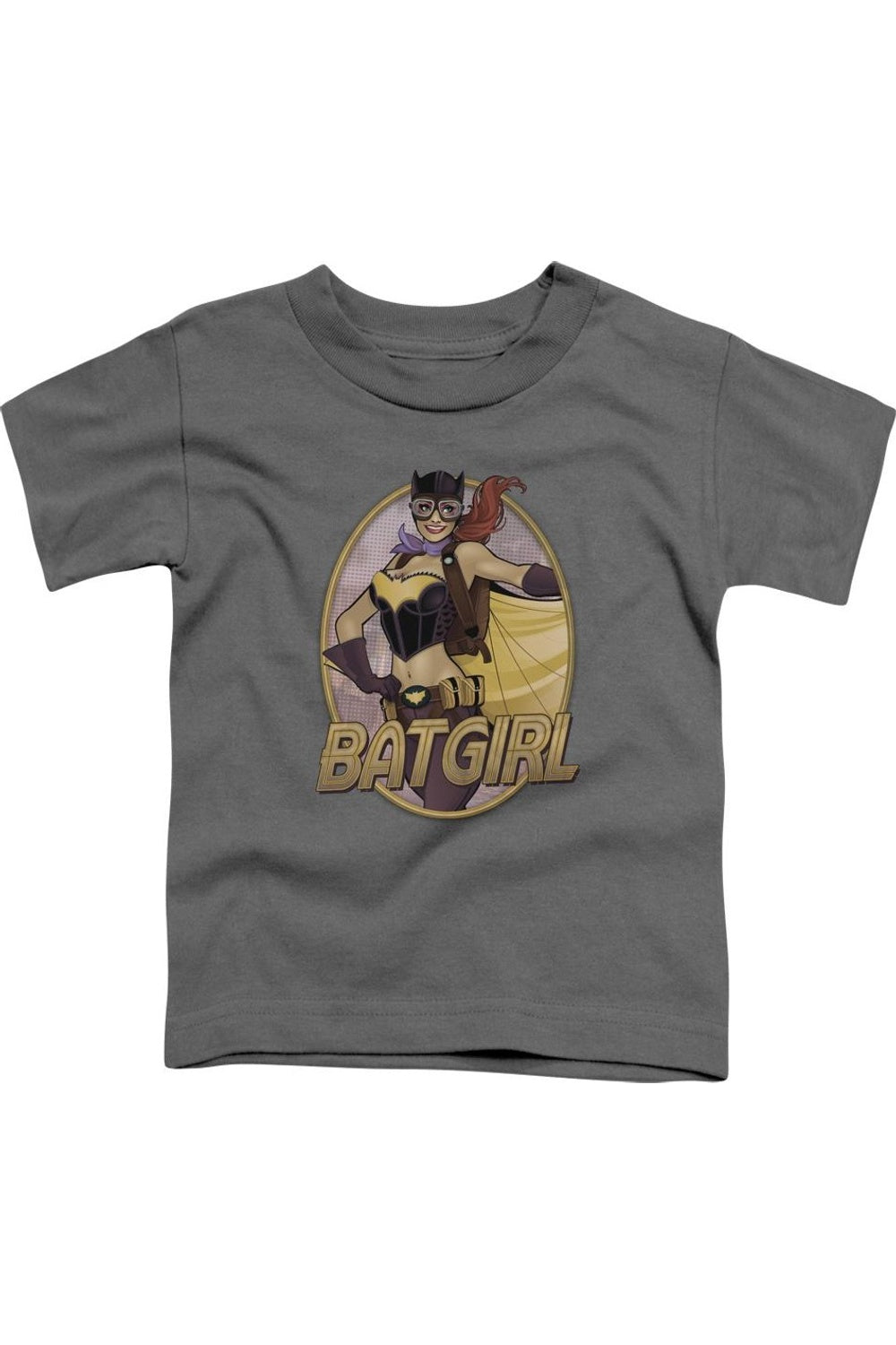 

Футболка с коротким рукавом для малышей Batgirl из серии Bombshell Justice League of America Gildan, Charcoal