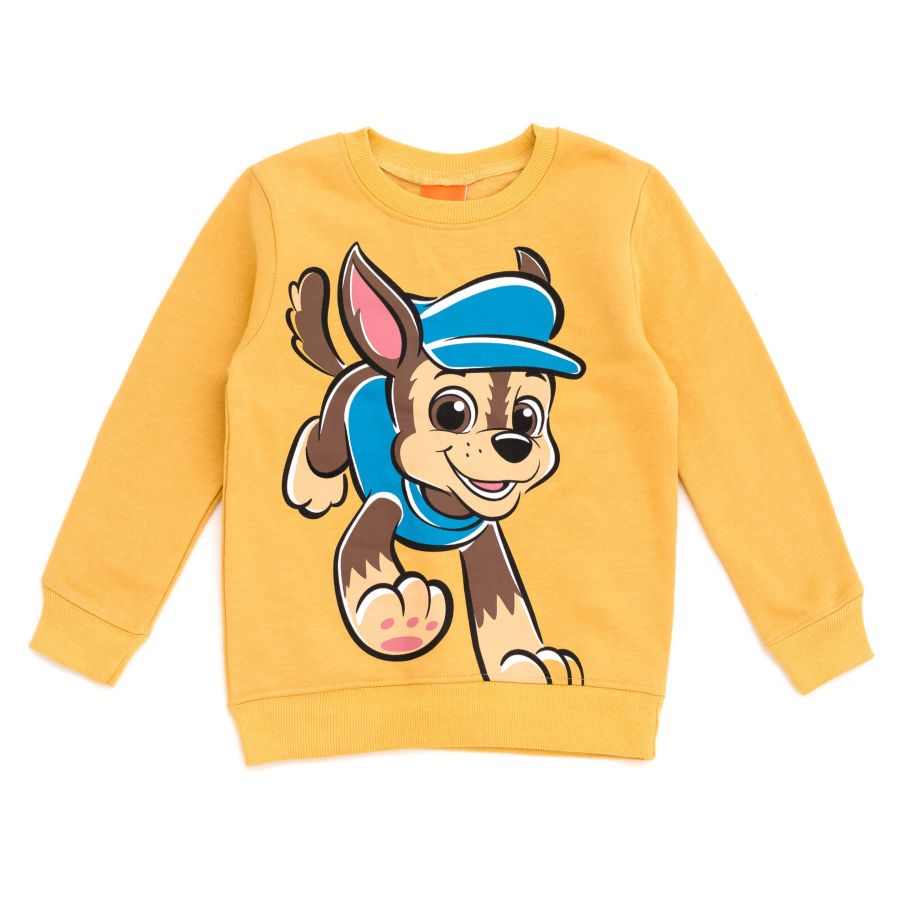 Комплект одежды для мальчика: флисовая толстовка и штаны Paw Patrol, Mustard yellow — фото 3