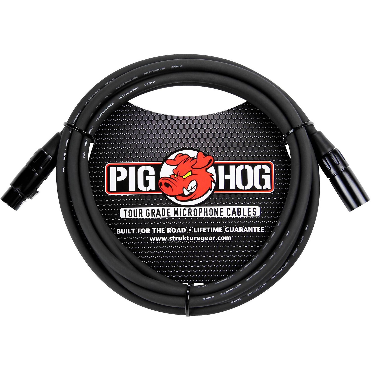 

Микрофонный кабель Pig Hog, разъем XLR «папа» 8 мм — разъем XLR «мама», длина 10 футов.