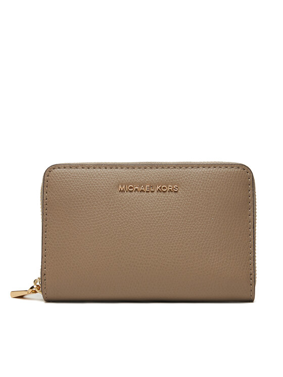 

Маленький женский кошелек Jet Set Small Leather 32F4GJ6D0L Michael Michael Kors, бежевый
