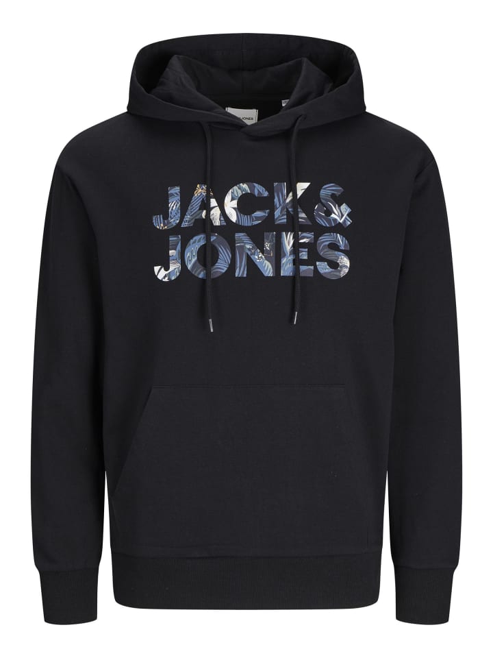 

Толстовка с капюшоном Jack & Jones, черный