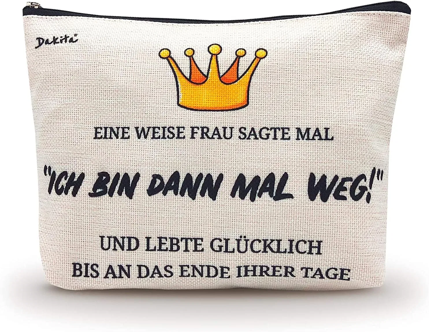 Косметичка «Ich Bin dann mal Weg» Dakita, White