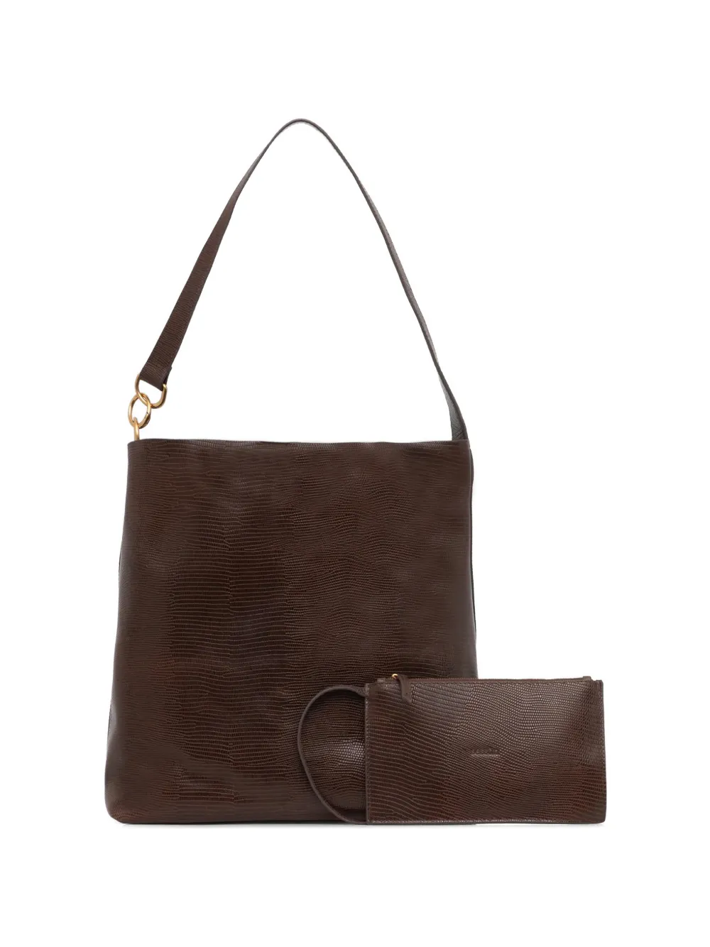 

Большая кожаная сумка-тоут Vita Mia Sessun, коричневый