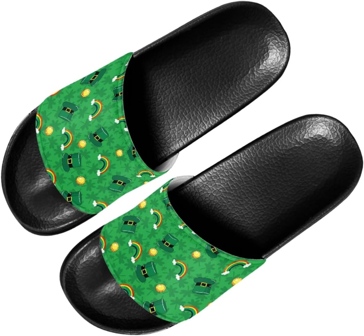 

Мужские и женские слайд-сандалии Forchrinse с ямайским флагом, для дома и улицы, легкие мягкие шлепанцы для душа, St Patricku2019s Day Beer Hat