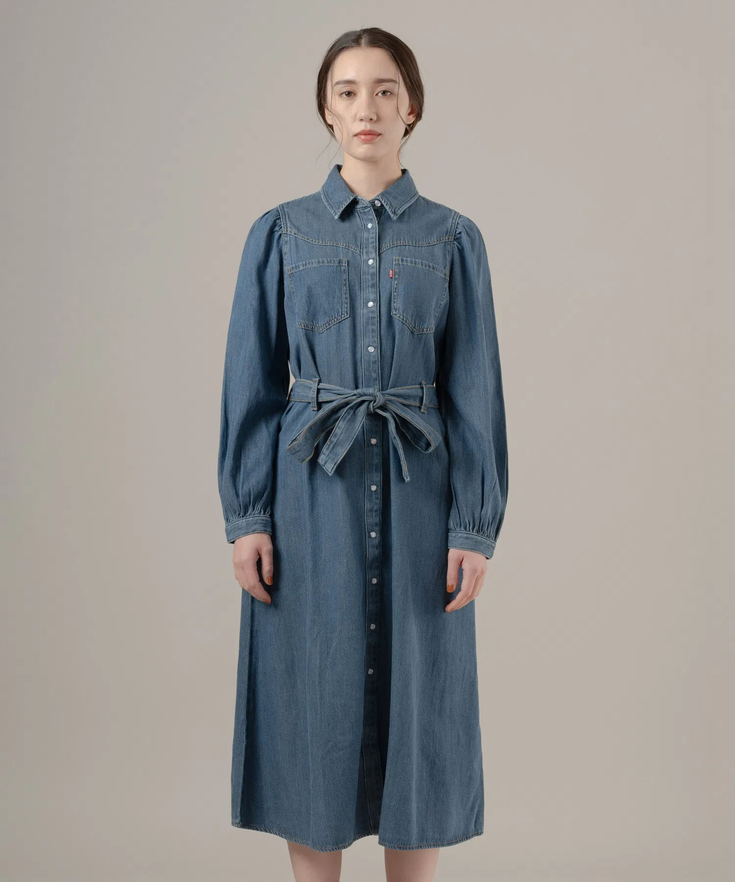 Длинное платье-макси от Levi's
