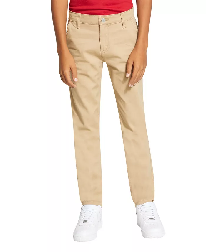 

Брюки чинос Big Boys 502 Regular Taper Fit из хлопкового твила Levi's, золотой