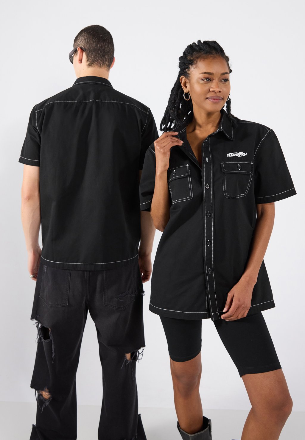 

Рубашка UNISEX - Button-down blouse YOURTURN by Zalando, черный