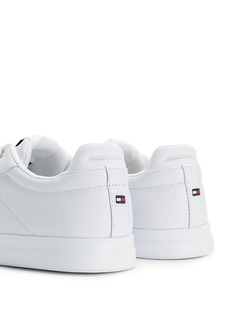Кроссовки кожаные, Icon Leather Court Trainers, TH Mainline Tommy Hilfiger, белый — фото 3
