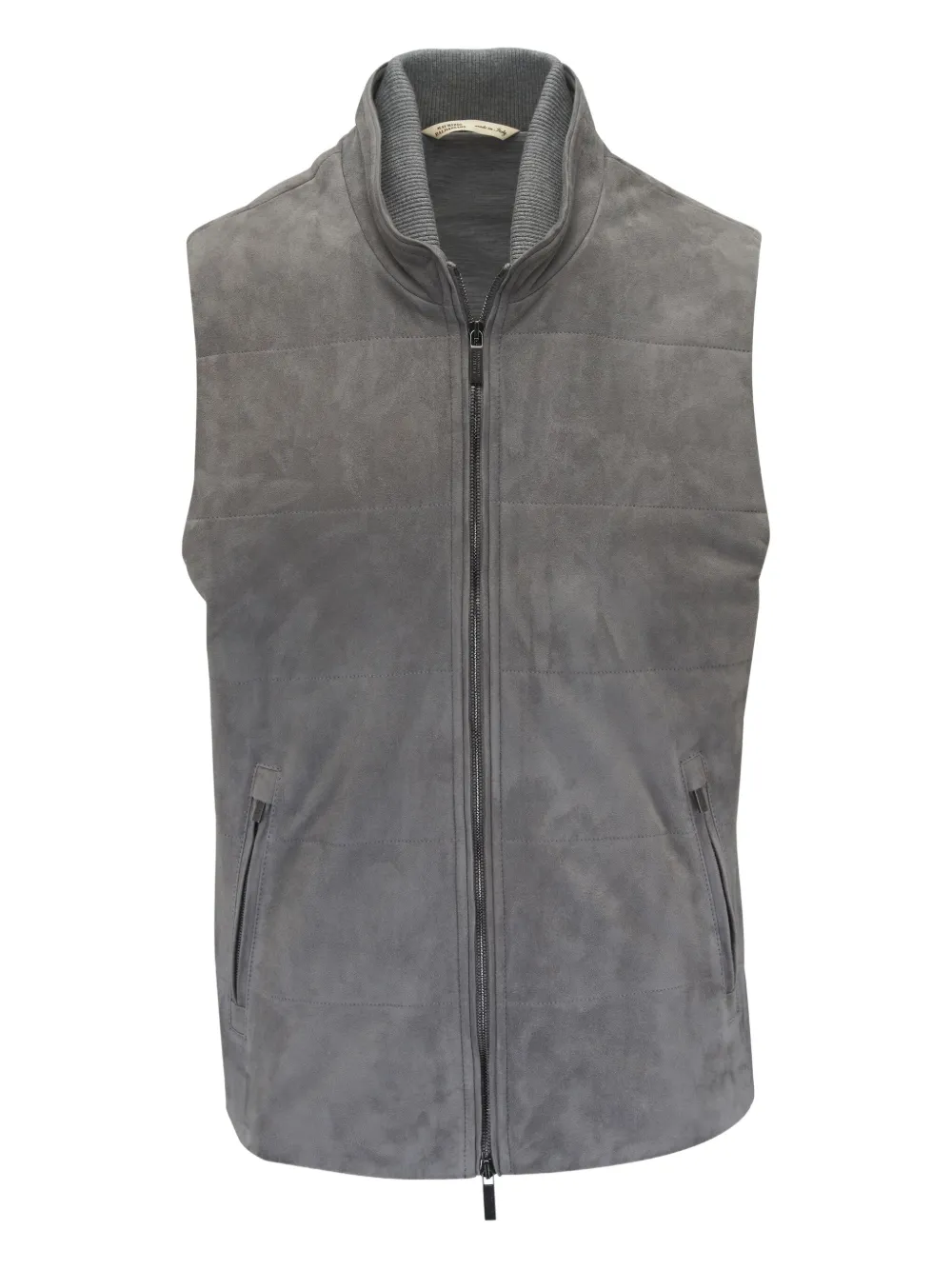 

Замшевый жилет Maurizio Baldassari, серый