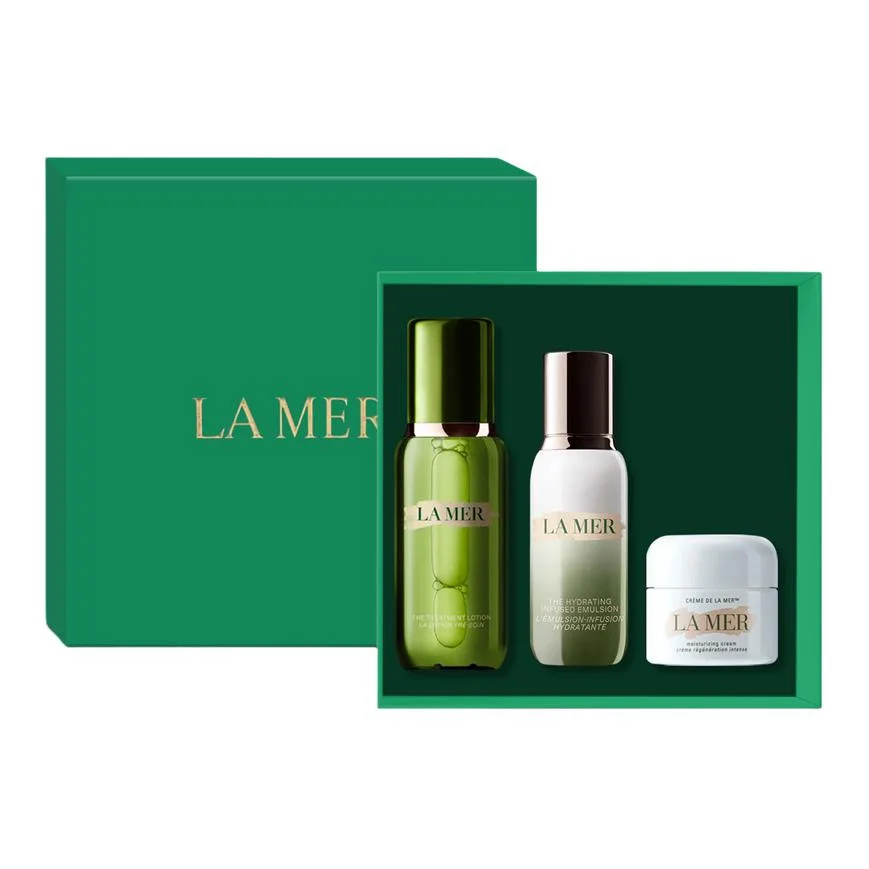 LA MER Набор для ухода за кожей Essence Lotion Essence Cream, увлажняющий бокс из трех предметов, подарок на день рождения для мамы, Essence 50ml+Essence Water 200ml+Face Cream 60ml