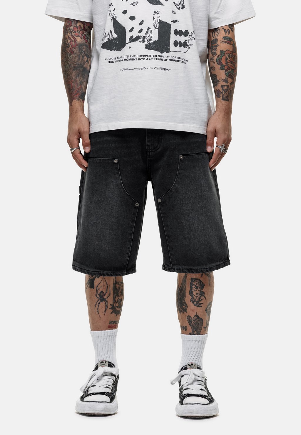 

Джинсовые шорты WIDE LEG SHORTS Good For Nothing, черный