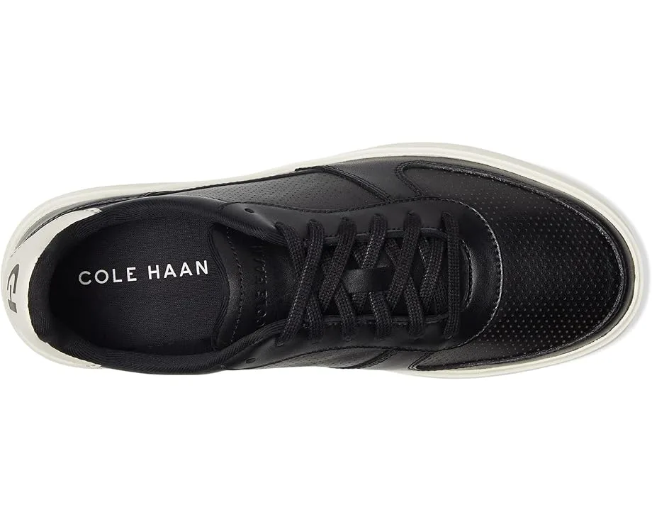 Кроссовки Cole Haan Grand Crosscourt Daily Court Sneakers, Black/IvorySee Less — фото 2