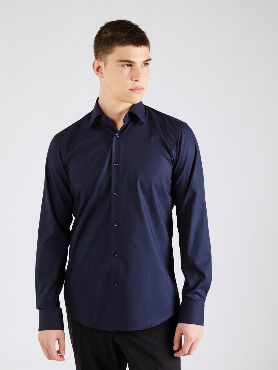 Повседневная рубашка BOSS Regular fit Button Up Shirt Joe, ночной синий — фото 2