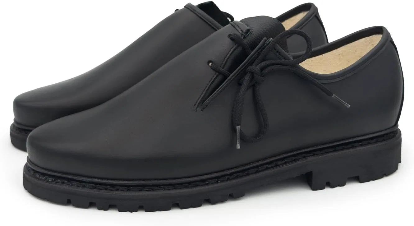 Туфли Meindl Haferlschuh Chiemgau, Elegant Men's Traditional Shoes with Lacing, Black