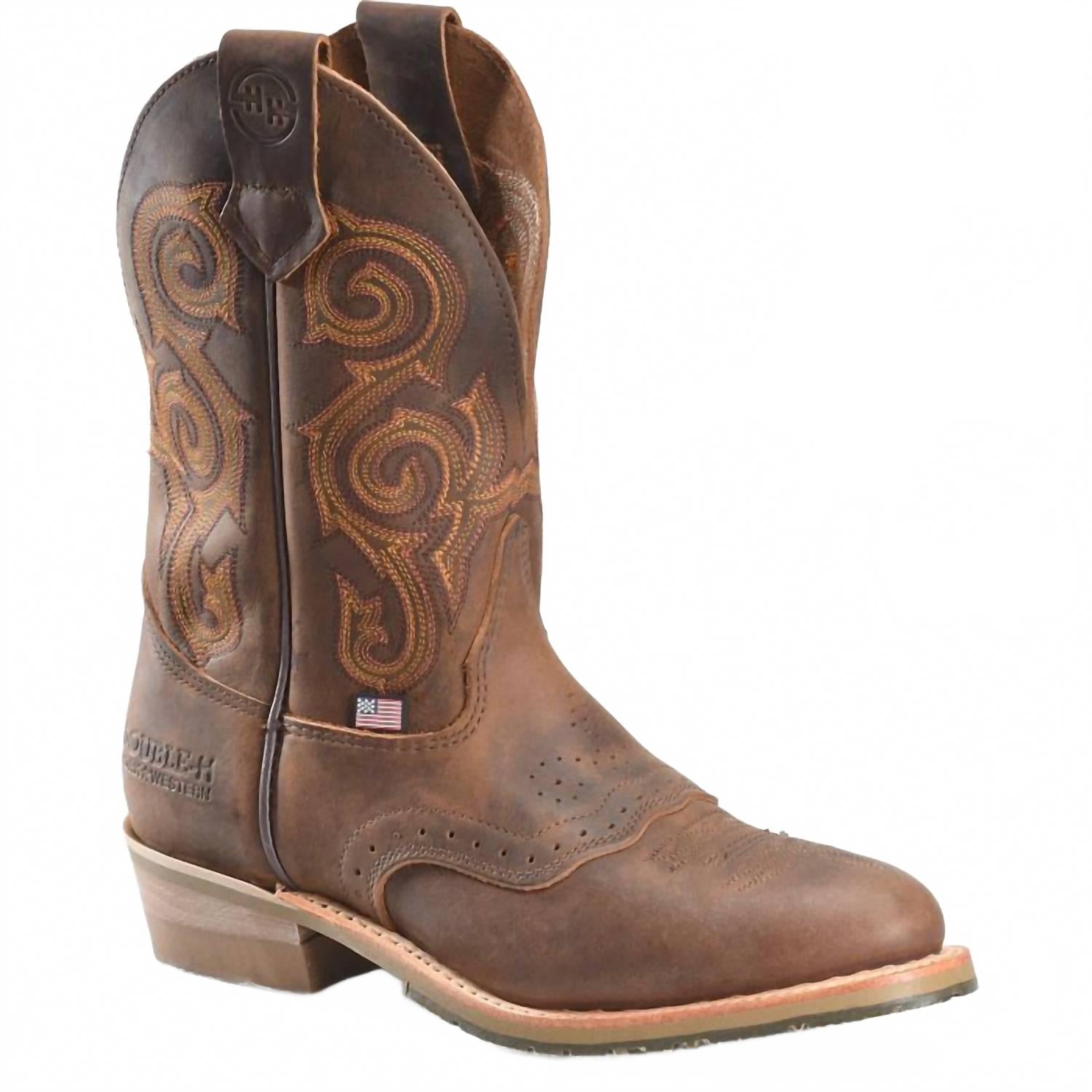 

Мужские ботинки Rockdale, размер Medium, темно-коричневый Double-H Boots, темно-коричневый