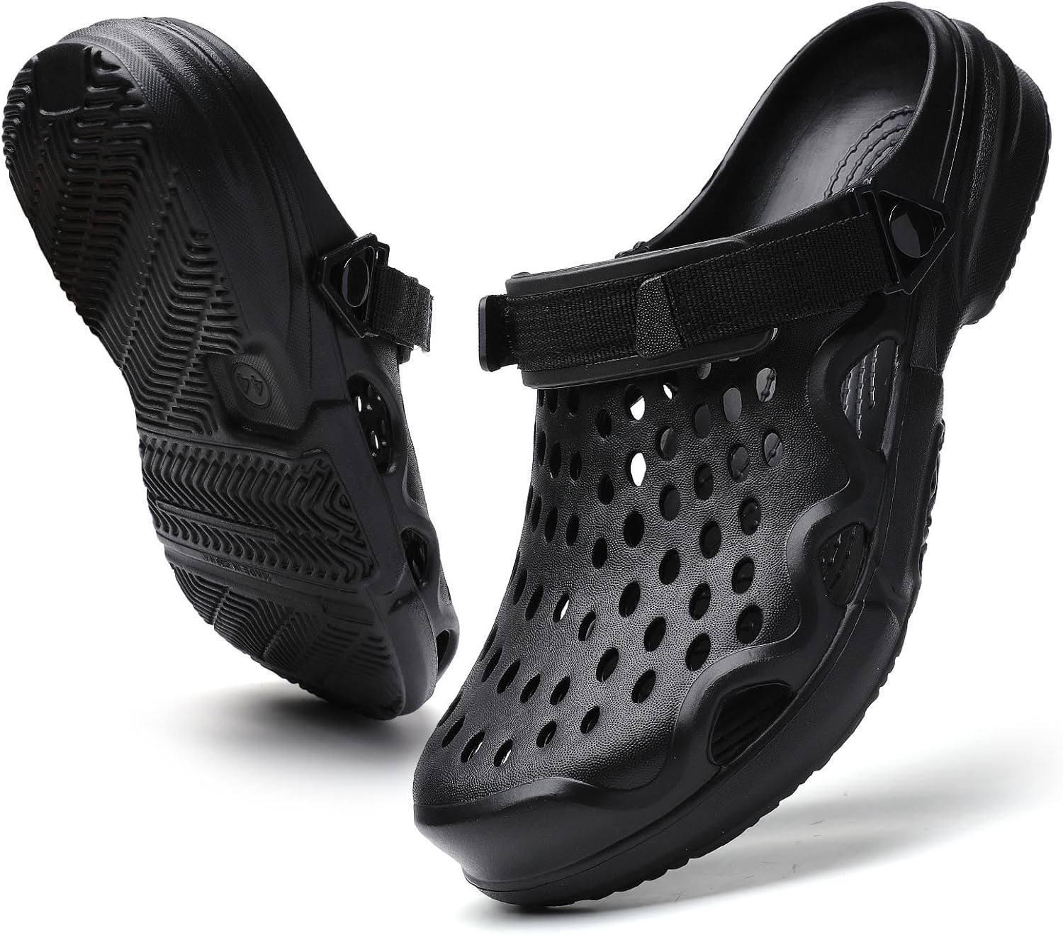 

Мужские летние сабо без застежек, нескользящие садовые туфли, легкие мягкие сабо, мюли для сада, кухни, улицы, пляжа, двора, бассейна, душа, классические сандалии и тапочки Meidiastra, черный