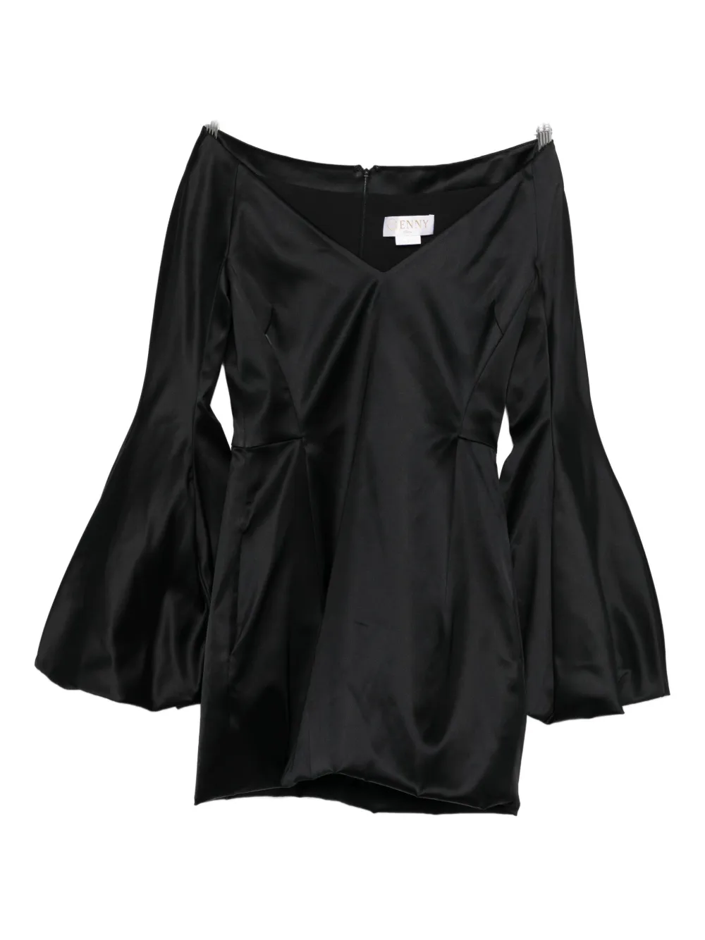 

Мини-платье с V-образным вырезом Genny, черный