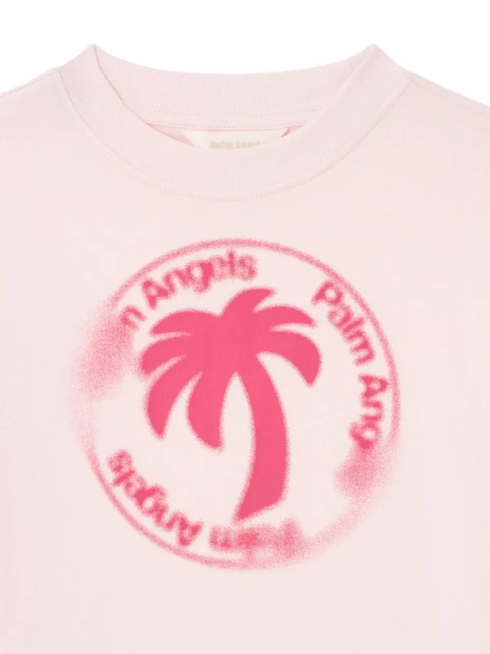 Футболка Palm Stamp Palm Angels Kids, розовый — фото 3