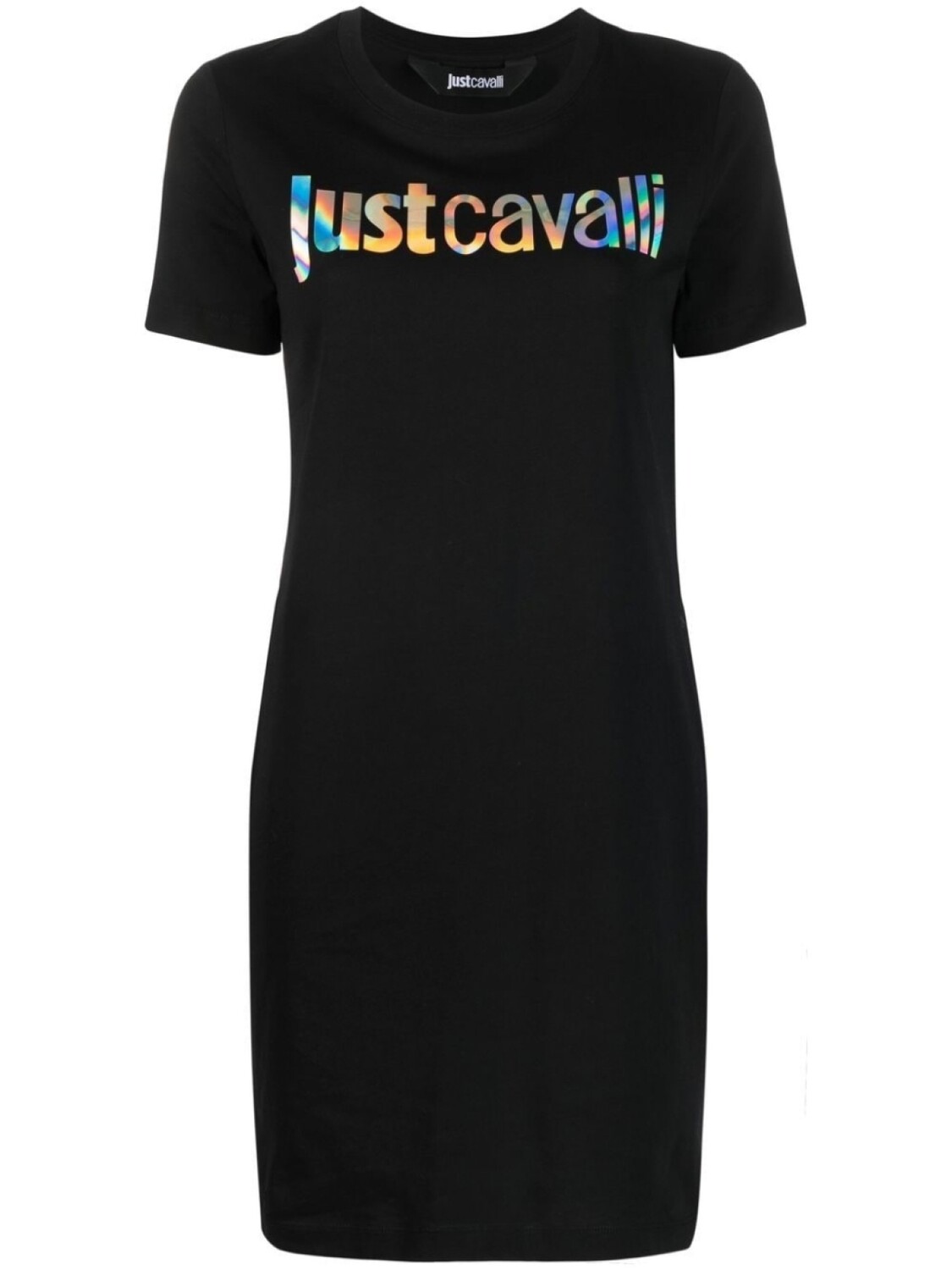 

Платье-футболка с логотипом Just Cavalli, черный