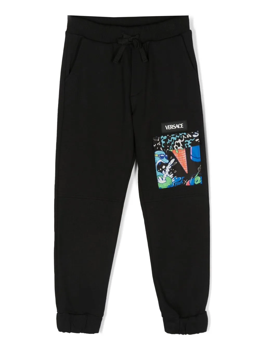

Спортивные брюки с карманом Versace Kids, черный