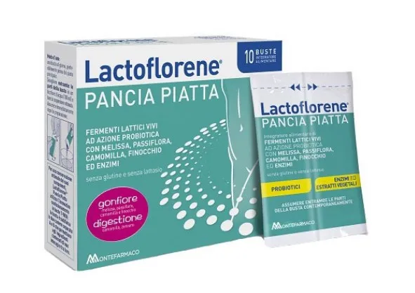 

Лактофлорен Плоский живот, 10 пакетиков от вздутия живота Lactoflorene