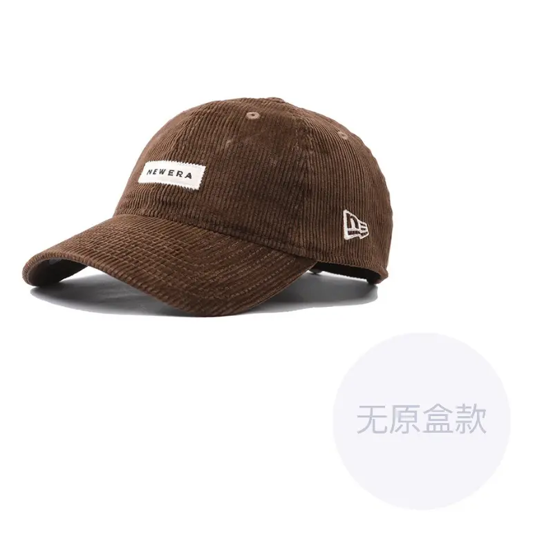

Хлопковая бейсболка Unisex New Era, коричневый