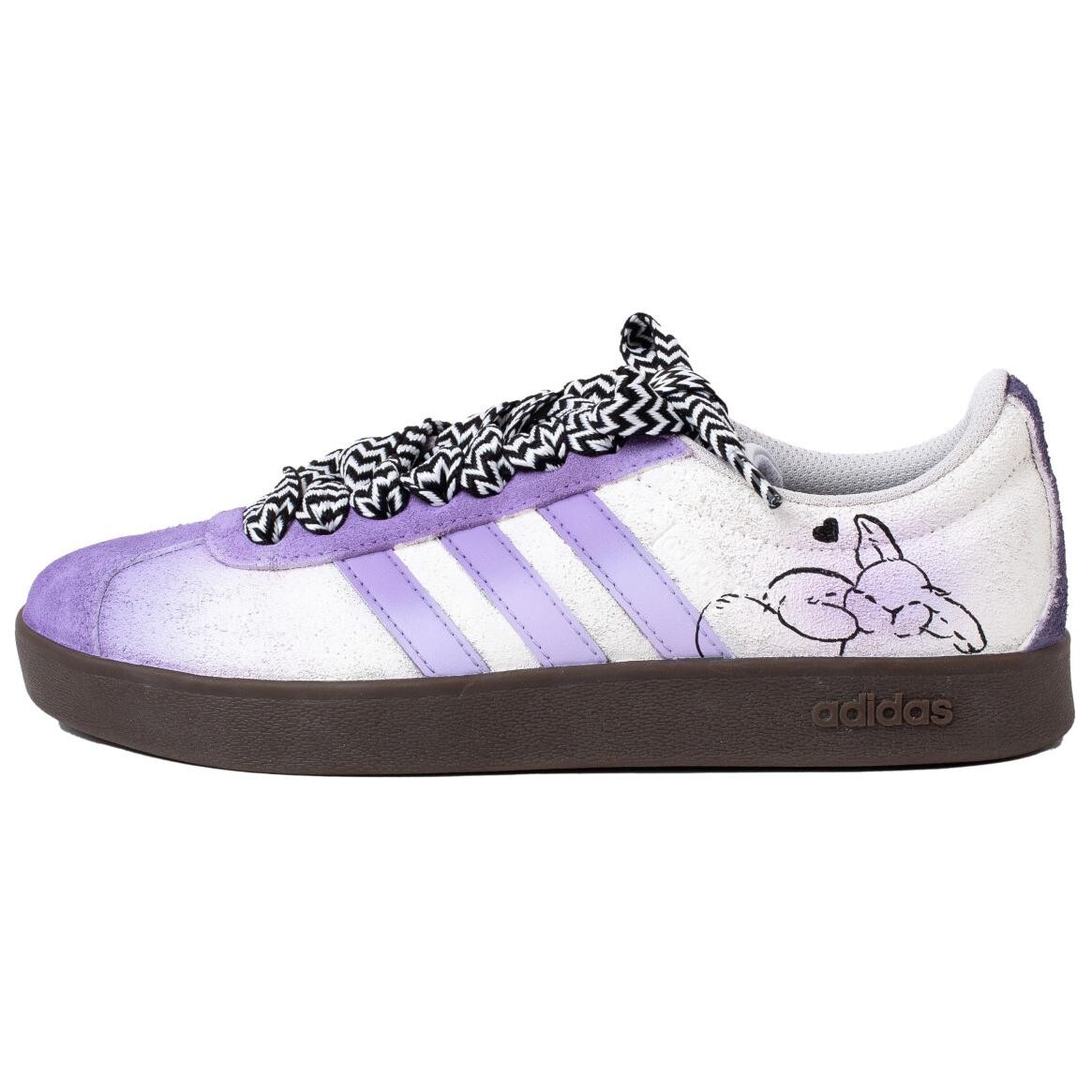 

Кроссовки adidas neo Vl Court Skateboarding Shoes Unisex Low-top Purple/black, фиолетовый